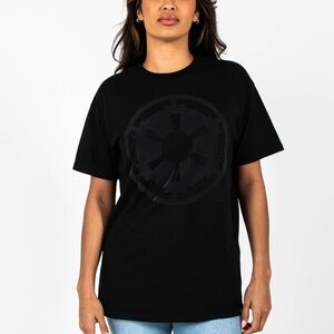 Heroes and Villains Black Imperial Bristle Tee Star Wars Empire Short Sleeve Tee